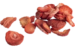 Aardbei schijfjes gevriesdroogd 40gr